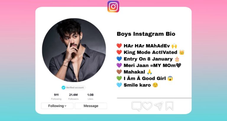 Best 261+ Instagram Bio for Boys in 2026 – {Stylish & Attitude}