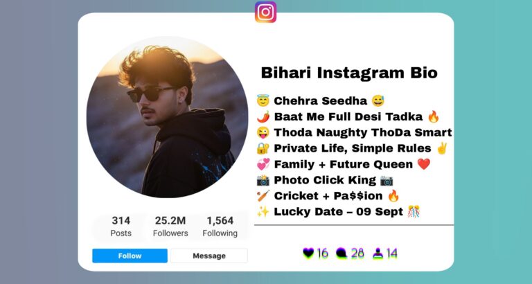 Best 233+ Bihari Bio for Instagram in 2026 – [ Stylish Boys and Girls ]