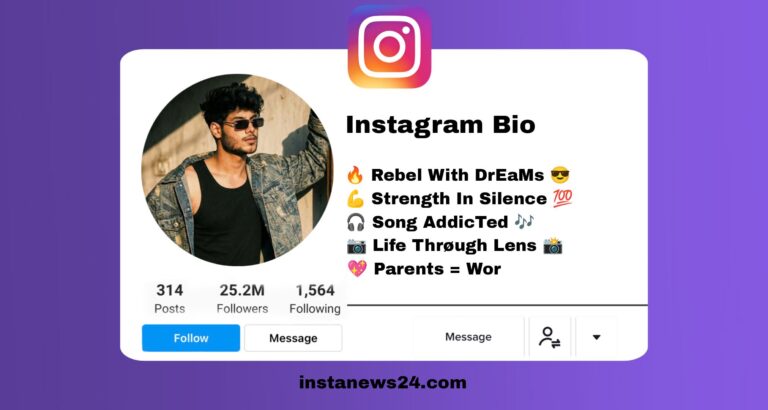 Best 1299+ Instagram Bio In {2026} - Attitude, Cute, VIP, Trending Bios