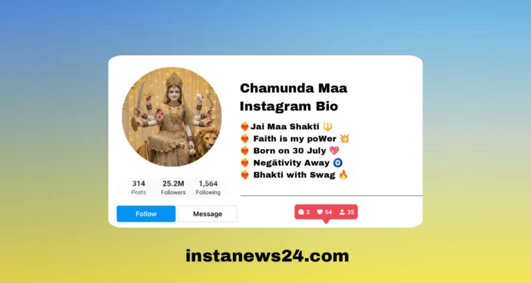[ Best 299+ ] Chamunda Maa Bio for Instagram in 2026