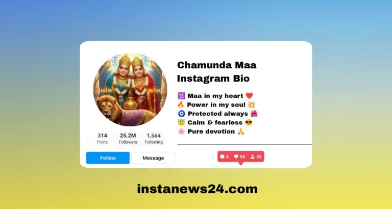 [ Best 299+ ] Chamunda Maa Bio for Instagram in 2026