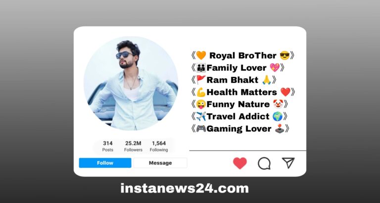 {Best 290+} Brother Bio For Instagram | English & Hindi