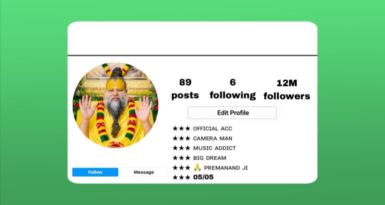 Best 229+ Premanand Bio Instagram In HiNdi | 2026