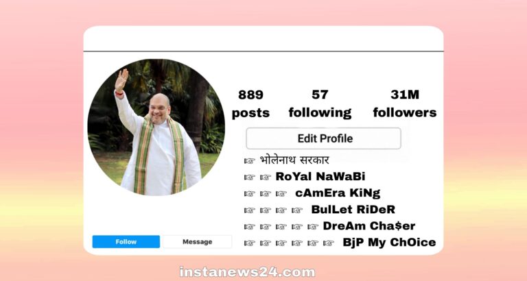 Best 213+ BJP Instagram Bio | BJP President