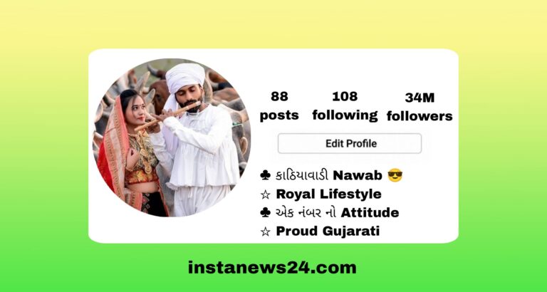 Best (186+) Kathiyawadi Bio For Instagram