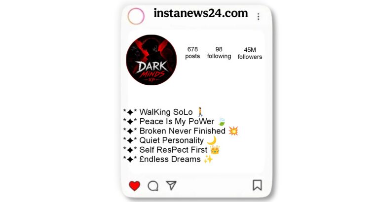 Best 100+ Alone Bio for Instagram | Sad and Brokan Heart Instagram Bio