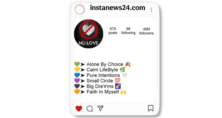 Best 100+ Alone Bio for Instagram | Sad and Brokan Heart Instagram Bio